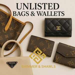 Live Show Unlisted Bags and Wallets